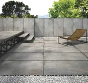 Budowa OUTLET - Gres tarasowy 20mm Light Grey 100x100 2cm Gat.II - miniaturka - grafika 1