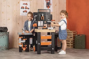 Smoby Black+Decker Mega warsztat 3w1 - Mały majsterkowicz - miniaturka - grafika 8