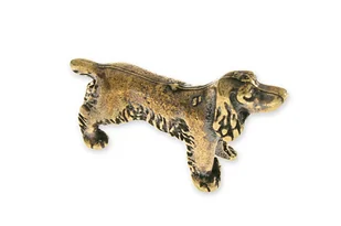 FIGURKA PSA SPRINGER SPANIEL KOLOR ZŁOTY - Figurki dekoracyjne - miniaturka - grafika 1
