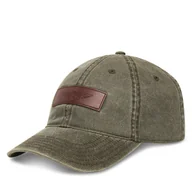 Czapki męskie - Czapka z daszkiem Aeronautica Militare 252HA1133UCT02476 Zielony - miniaturka - grafika 1