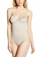 Odzież ciążowa - SELENE BODY WYSZCZUPLAJĄCE BEŻOWE NA RAMIĄCZKACH 80C J5B - miniaturka - grafika 1