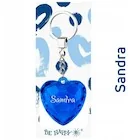 Breloki - Brelok Serce Sandra - miniaturka - grafika 1