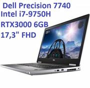 Elektronika OUTLET - Stacja Graficzno-Robocza DELL Precision 7740 i7-9850H 32GB 512SSD 17,3" FHD 1920x1080 matt Quadro RTX3000 6GB KAM WiFi BT Win10pro GW12mc - miniaturka - grafika 1