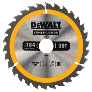 DeWalt DT1942 Tarcza Tnąca Do Drewna 184mmx30mm - Tarcze do pił - miniaturka - grafika 1