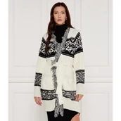 Swetry damskie - AKEP Kardigan | Loose fit | z dodatkiem wełny - miniaturka - grafika 1