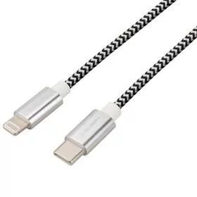 GoGEN Kabel USB-C / Lightning 1m USBC8P100MM24T Srebrny