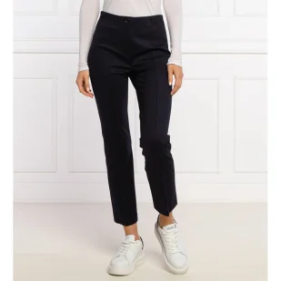 Marc Cain Spodnie cygaretki Slim Fit - Spodnie damskie - miniaturka - grafika 1
