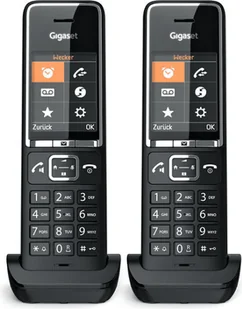 Gigaset Comfort 550HX duo czarny/chrom - Akcesoria do telefonów stacjonarnych - miniaturka - grafika 1