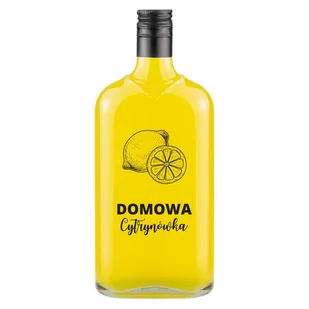 Butelka na cytrynówkę z nadrukiem - Klasyk 500ml - Domowy wyrób alkoholu - miniaturka - grafika 1