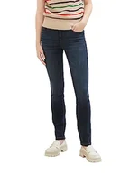 Spodnie damskie - TOM TAILOR Alexa Slim dżinsy damskie, 10282-dark Stone Wash Denim, 31W / 32L - miniaturka - grafika 1