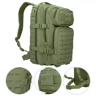 Mil-Tec Plecak Laser Cut Assault 20L Olive (14002601) 14002601 - Plecaki - miniaturka - grafika 3