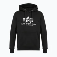 Bluzy męskie - Bluza męska Alpha Industries Basic black - miniaturka - grafika 1