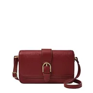 Torebki damskie - Fossil Torebka Damska Zoey Mała Czarna Skórzana Torba Crossbody Czerwona, L : 19.7 cm, w : 3.8 cm, H : 11.4 cm, Zb1937602 - miniaturka - grafika 1