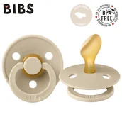 Smoczki uspokajające - Bibs Colour Anatomical Vanilla M Smoczek Anatomiczny Kauczuk Hevea - miniaturka - grafika 1