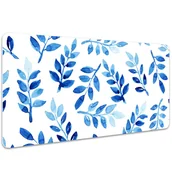 Podkładki na biurko - Podkładka na biurko z nadrukiem Niebieska gałązka 100x50 cm - miniaturka - grafika 1