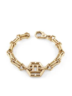 PHILIPP PLEIN Bransoletka Plein Icon Chain PJ9EA06BU Złoty - Bransolety męskie - miniaturka - grafika 1