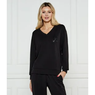 Armani Exchange Bluza Regular Fit - Bluzy damskie - miniaturka - grafika 1