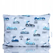 Kołdry i poduszki dla dzieci - Poduszka 30x40 cm 100% bawełna wyścigówki - miniaturka - grafika 1