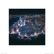Plakaty - Nocny Manhattan - Reprodukcja - miniaturka - grafika 1
