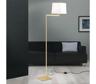 Orion Stl 12-1187/1 - Lampa podłogowa CARLTON 1xE27/40W/230V biały/złoty - Lampy stojące - miniaturka - grafika 1