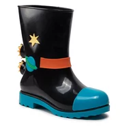 Kalosze damskie - Kalosze MELISSA - Mini Melissa Rain Boot + Fabula 33677 Blue/Black AF026 - miniaturka - grafika 1