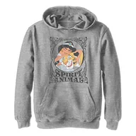 Bluzy dla chłopców - Disney Aladdin Spirit Animal V2 chłopięca bluza z kapturem, sportowa heather, M, sportowy wrzos, M - miniaturka - grafika 1