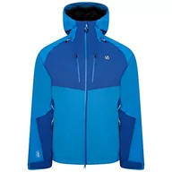 Kurtki męskie - Dare2b męska kurtka z napisem "Soaring II", kolor niebieski Teton blue/Orion szary/fajka niebieska, S - miniaturka - grafika 1