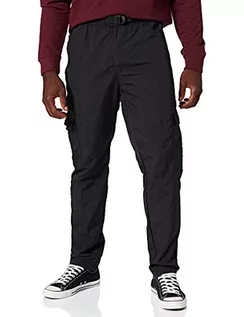 Spodenki męskie - Urban Classics Męskie spodnie cargo z nylonu, czarny, M - grafika 1
