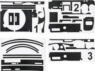 JJC Okleina na korpus aparatu JJC KS-A6400CF Carbon do Sony A6400 + Sony 16-50 mm - Akcesoria fotograficzne - miniaturka - grafika 1