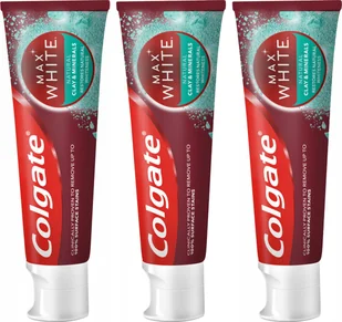 3x Pasta do zębów COLGATE MaxWhite Clay & Minerals 75 ml - Pasty do zębów - miniaturka - grafika 1