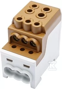 Simet Blok rozdzielczy - dystrybucyjny Al/Cu SDB 200 (80030) SIMBLOCK brązowy 81602015 81602015 - Inne akcesoria elektryczne - miniaturka - grafika 1