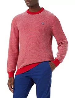 Swetry męskie - GANT sweter męski, rubinowy (Ruby Red), L - grafika 1