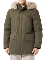 Kurtki męskie - Geox Kurtka męska M Norwolk, olive night, 46 - miniaturka - grafika 1