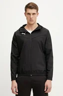Kurtki i kamizelki sportowe męskie - Puma kurtka treningowa teamRISE kolor czarny przejściowa 657396 - miniaturka - grafika 1