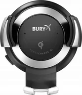 Uchwyty samochodowe do telefonów - THB Bury Bury PowerCharge Qi univers. Smartphonehalter USB/Qi 5W - miniaturka - grafika 1