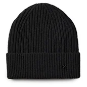 Czapki damskie - Czapka Calvin Klein Ck Metal Wool Beanie LV04D8032G Czarny - miniaturka - grafika 1