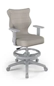 Fotele i krzesła biurowe - Krzesło młodzieżowe, Entelo, Duo szary, Monolith 03, rozmiar 5 WK+P - miniaturka - grafika 1