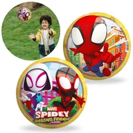 Piłki dla dzieci - MARVEL Spider-Man Gumowa piłka 23cm, lekka, PLAŻOWA, DO GRANIA, DO ZABAWY 10m+ - miniaturka - grafika 1