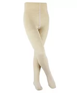 Rajstopy - FALKE Uniseks - dzieci Rajstopy Family K TI Zrównoważona Bawełna grube jednokolorowe 1 Para, Beżowy (Sand Melange 4650), 80-92cm (12-18 miesiące) - miniaturka - grafika 1