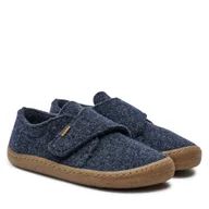 Buty dla chłopców - Kapcie Froddo Barefoot Wooly Slippers G1700341 S Niebieski - miniaturka - grafika 1