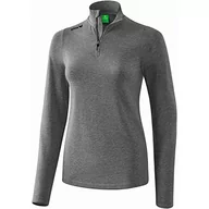 Swetry damskie - Erima Erima Basic damski sweter z golfem, szary melanż, 44 2332002 - miniaturka - grafika 1