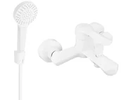 Zestawy prysznicowe - Mexen Sabre R05 bateria wannowa z zestawem prysznicowym, biała - 7213R05-20 - miniaturka - grafika 1