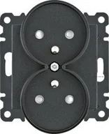 Gniazdka elektryczne - LEDart Lumina z uzmieniem podwójne moduł WL1343 - miniaturka - grafika 1