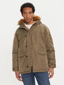Kurtki męskie - Guess Parka M4BL22 WG932 Khaki Regular Fit - miniaturka - grafika 1
