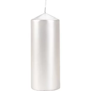 Bispol Świeca walec SW60/150-190, BIAŁA PERŁA, 1 szt 5906927040370 - Świece - miniaturka - grafika 1