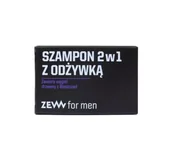 Szampony dla mężczyzn - Zew For Men Zew For Men Szampon i Odżywka 2w1 Zawiera węgiel drzewny z Bieszczad 85 ml - miniaturka - grafika 1