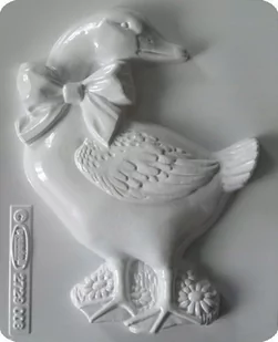 Forma do odlewów gipsu, gęś, 1 element - Akcesoria rzeźbiarskie - miniaturka - grafika 1