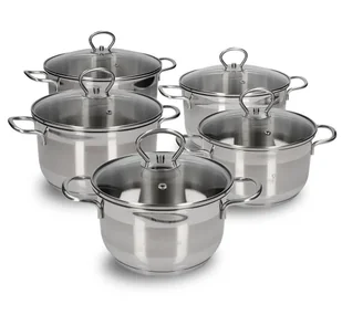 Zestaw Garnków Zwieger Rocca 10 El. Rocca - Zestawy garnków i patelni - miniaturka - grafika 1