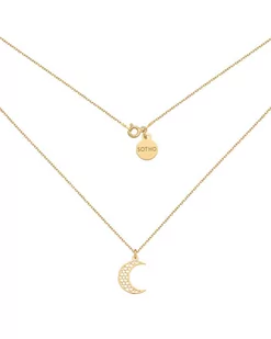 Złoty naszyjnik z półksiężycem - Naszyjniki - miniaturka - grafika 1