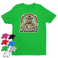 Koszulki męskie - Koszulka T-Shirt Dziecięca Z Nadrukiem Five Nigts At Freddy -M 134-140 - miniaturka - grafika 1